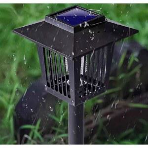 포충등 태양광램프 전기 정원등 4개입 가정용조명등 태양열충전등 지면 모기퇴치 소형 정원포충기 설치형