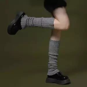 다리토시 여성 실내 외출 종아리 보온 니트 레그워머