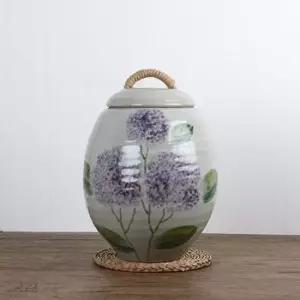 [무료배송] 보라수국 쌀독 쌀항아리 쌀통 10kg