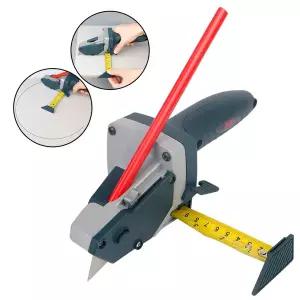 호환  목공 도구 마분지 스크라이버 석고 보드 커터 건식 벽체 절단 5M 테이프 측정 석고 보드 엣지 수공구