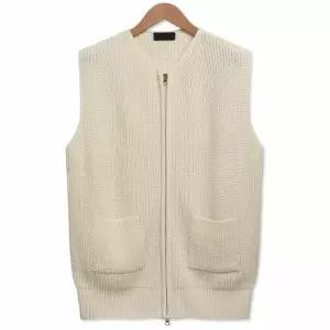 [하프클럽/탑보이]하찌 오버핏 집업 니트조끼 (NL058)