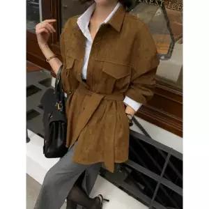 [다바걸][D&B made] 템스웨이드벨트자켓