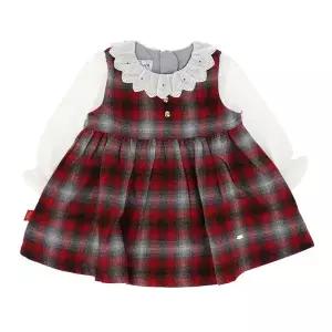 갤러리아 (압소바,백일,돌,조카옷,아기외출복)스텔라체크원피스(A25-25111)