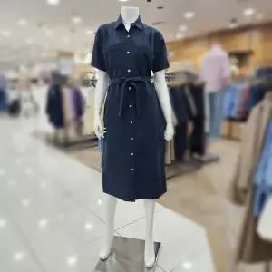 [BCBG][올앤선드리] a 르네 린넨 원피스 A5M4O639_DG