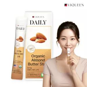 프리미엄 캘리포니아 100%유기농 아몬드버터 스틱180g 무첨가 / 바이퀸