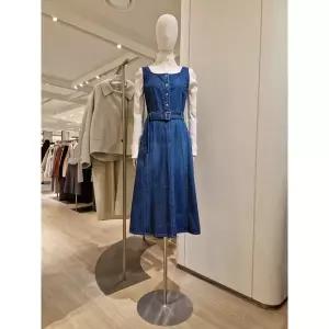 [ZOOC](김해점)[주크 ] 슬리브리스 데님 롱 원피스 Z253PSE401
