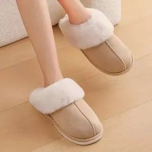 여성신발 슬리퍼 남녀공용 플랫 털슬리퍼 (WFJX0LC)