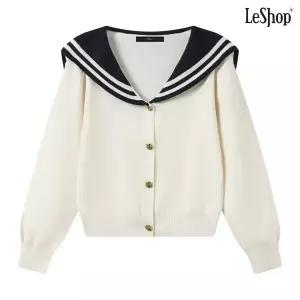 [롯데백화점]르샵. 세일러 카라 금장 버튼 가디건 (DP3CK021A)