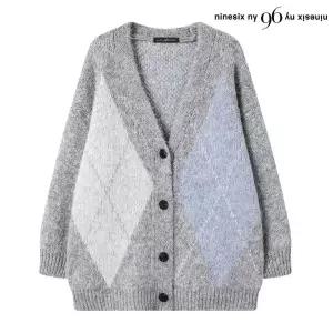 [롯데백화점]르샵. 아가일 V넥 캐쥬얼 니트 가디건 (NP4CK001L0)