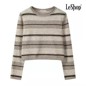 [르샵] 믹스 라인 크롭 울 니트 (BPBKP002A)