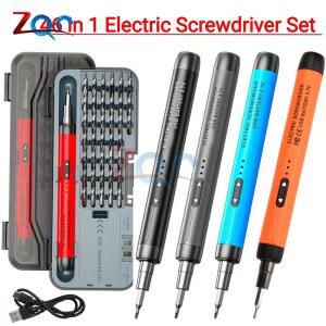 충전스크류드라이버 DC3 2V 전기 스크루 드라이버 세트 정밀 전동 공구 키트 모바일 컴퓨터 수리 CRV 충전식 무선 미니 비트