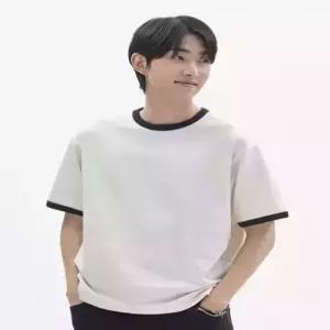 topten 공용 COOL Air 코튼 더블니트 링거 T 반팔MSG2TS3702