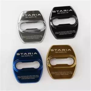 스타리아 크롬 도어스트라이커 커버 체커 몰딩 가드 도어락 튜닝 악세사리 용품