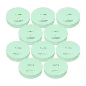 [셀러허브]김정문알로에 큐어 아쿠아 마일드 쿨링 선쿠션 25g(SPF50+) 본품 10개 Ss (S45013473)