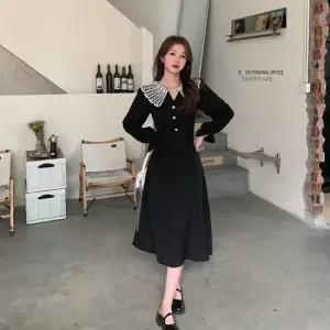 비욘드라이프J CFP 하이엔드 블랙 롱원피스