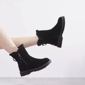 |CCS7DC7|여성 겨울 데일리 따뜻한 스웨이드 앵클부츠