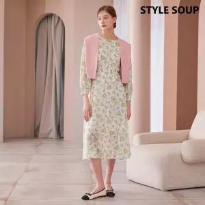 롱 렝스 플라워 원피스 (SA2OPE1)