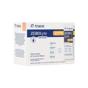 미량 미네랄 제로라이트 짠 망고 맛 - 무설탕 전해질 음료 믹스 수분 공급, 에너지, 체력 지원 고대 천일염, 풀 스펙트럼 미네랄, 코코넛 워터 30 패킷
