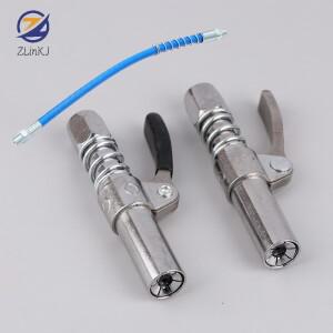 1PC 퀵 잠금 릴리스 그리스 건 팁 누출 없음 스틸 코어 고압 커플러 미니 소형 스테인레스