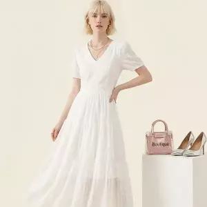 [휴드]펠리엔 러블리 화이트 원피스_P417615563