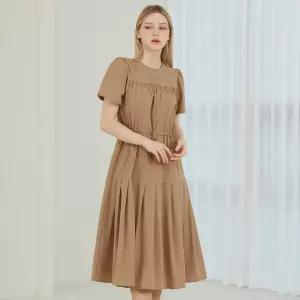 [모리스커밍홈] 셔링스트링플리츠원피스_M2602OP020A