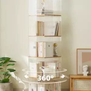 북타워 책장 북 아크릴 이동식책장 인테리어 이동식