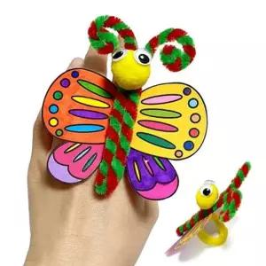 손가락반지 만들기대장 만들기 나비 봄 손가락반지