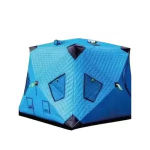 원터치 큐브 텐트 겨울 방한 돔 캠핑 빙어 누빔 낚시