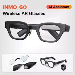 기존 INMO Go AR 스마트 안경 무선 HD Ultra Lightwight 52g 개인 AI 보조 장치 재고 있음! ! !
