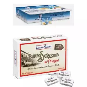 소레시나 포션 버터 1회용 무염 비르질리오 베이킹 에어프라이어 제과점 빵 오븐 전자렌지