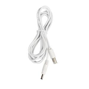 4017 숏바디 USB 남성-DC 남성 전원 케이블 공급 화이트 컴팩트 디자인 낮은 발열 출력