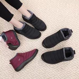 남녀공용 방한화 털 안감 방수 운동화 작업 신발 wnq6+4wTN