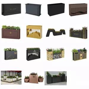 철제 플랜트박스 화분대 가드닝 원예 화단 울타리 대형