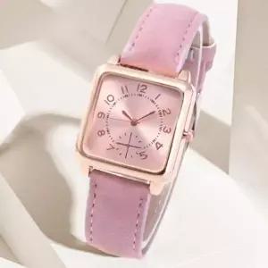 [에이치플러스몰]패션 사각 쿼츠 손목 메탈 빈티지 아날로그 시계 여자 사각시계