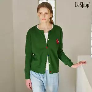 [롯데백화점]르샵. 컬러 버튼 포인트 니트 가디건 (DQ1CK007A)