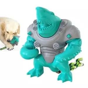[반려] 강아지 로봇 샤크 장난감 블루 티티펫 터그놀이