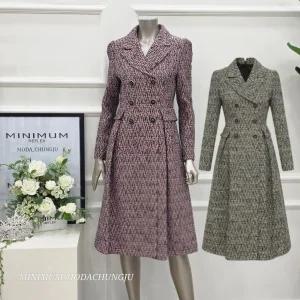 [미니멈]MD 카라넥 헤링본 원피스  MD MYDAWO0150BE