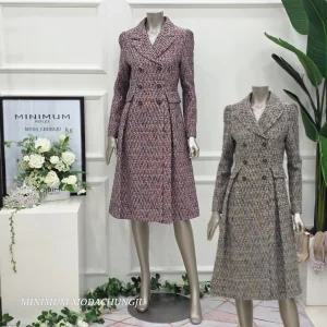 [미니멈]MD 카라넥 헤링본 원피스  MD MMYDAWO0150BE