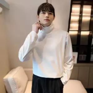 기모 터틀벡 목폴라 남자 하이넥 목티 스판 티셔 긴팔티셔츠