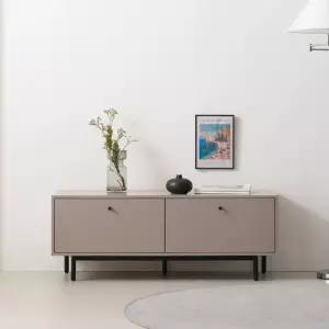 디에고 낮은 거실장 티비다이 거실서랍장 1200, 그레이