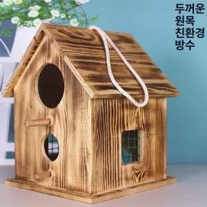 야외 새둥지 나무새집 공원 조류 번식 참새 단단한 원예 수공예 참새집