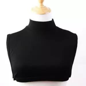 일반 기모 선택가능 하이넥 페이크 풀오버 넥케이프 쉬폰넥케이프 면레이스넥케이프