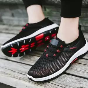 여름철 통기성 좋은 물놀이 남녀공용 메쉬 아쿠아슈즈 여성운동화 플랫슈즈 슬립온