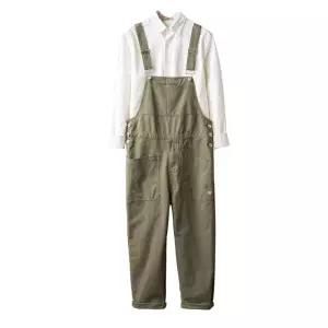 남성 점프수트 정비 팬츠 서스펜더 작업복