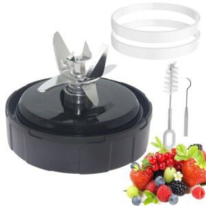 7 핀 닌자 블렌더 블레이드 교체 부품, Nutri Ninja Foodi 파워 SS101 SS351 SS401 SS151 SS300 SS350 SS351TGT CO351B SS100 SS101C CO101B, 뚜껑 액세서리와 호환