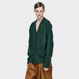송지오 지제로 캐시미어 블렌드 가디건 그린 SH5KT811GE