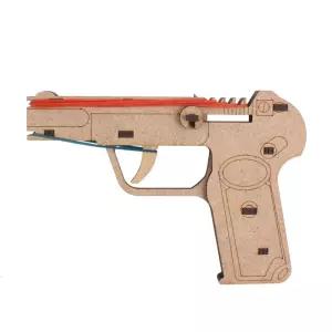 영공방 고무줄 총 안중근의 총 (CM878) 안중근 총 나무 고무줄 총 만들기 장난감 권총/총모형/조립/키트