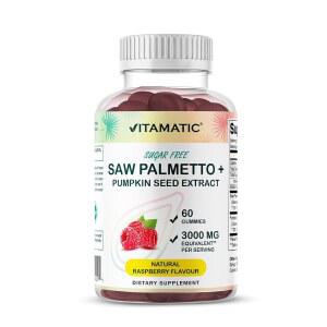 무설탕 톱 팔메토와 호박씨 u2013 3000mg당 1인분 천연 맛 60 구미