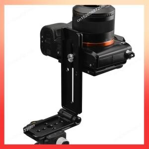 ABNR 범용 L-플레이트 L 브래킷 접이식 Arca 호환 삼각대 헤드 슈 QR 퀵 릴리스 수직 사진 사용하기 쉬운