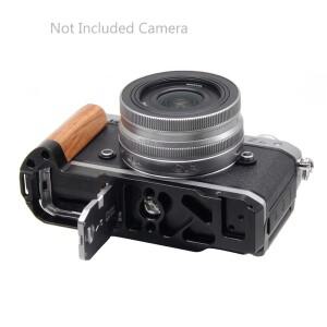 업그레이드된 퀵 릴리스 L 플레이트 NIKON ZFC 디지털 카메라 삼각대 액세서리용 나무 측면 핸들 브래킷 손